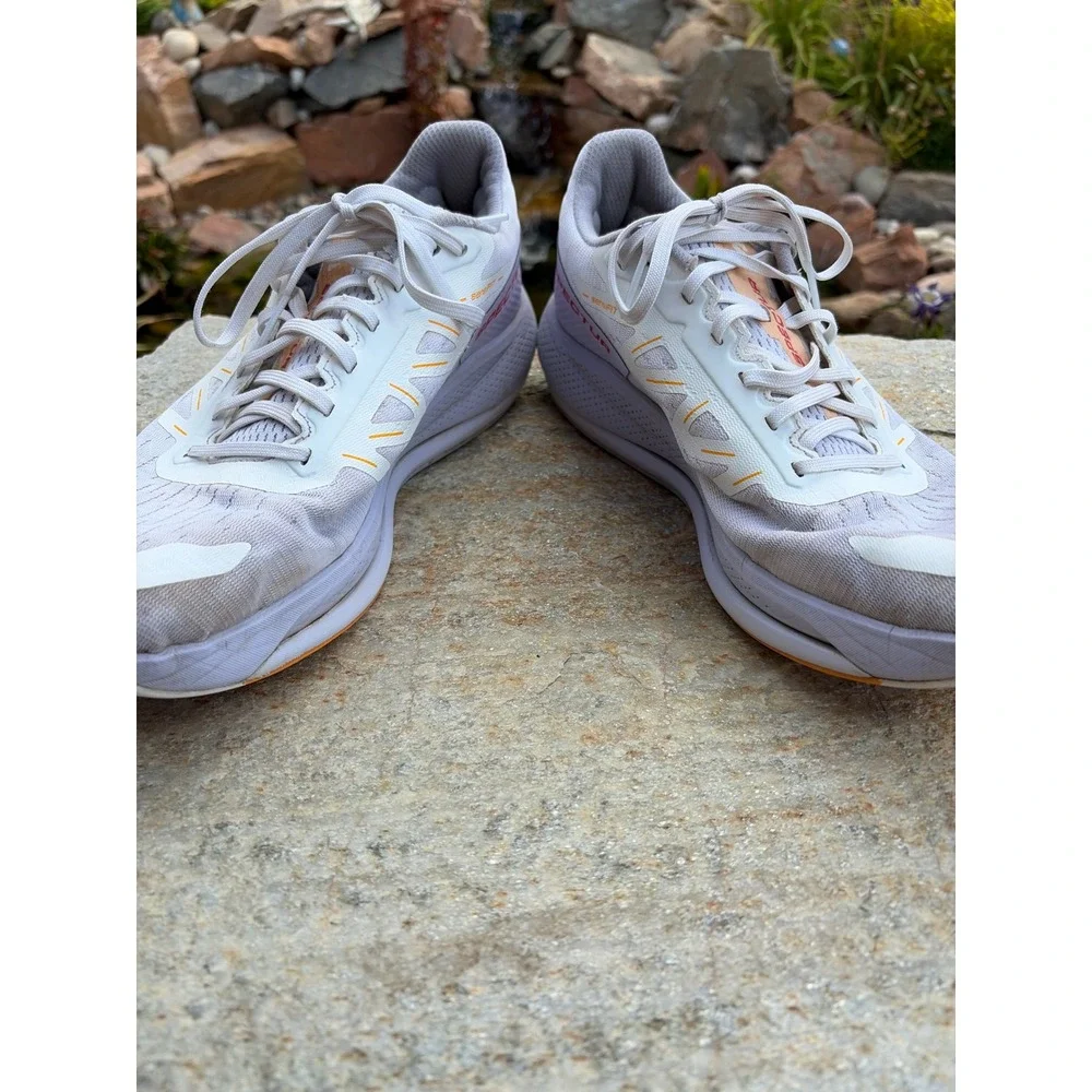 Salomon Spectur Road Running Shoes Mens 11 White‎ Lilac Orange 415894
